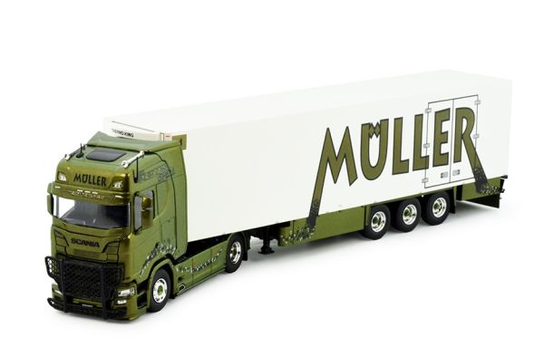 TEK83565 - SCANIA S Highline 4x2 met koelaanhanger 3 assen MULLER - 1