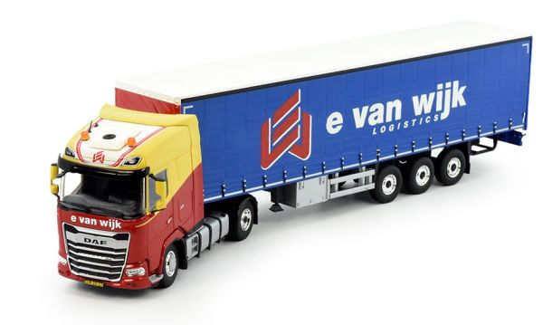 TEK83730 - DAF XG 4x2 met 3-assige aanhangwagen E. VANWIJK - 1