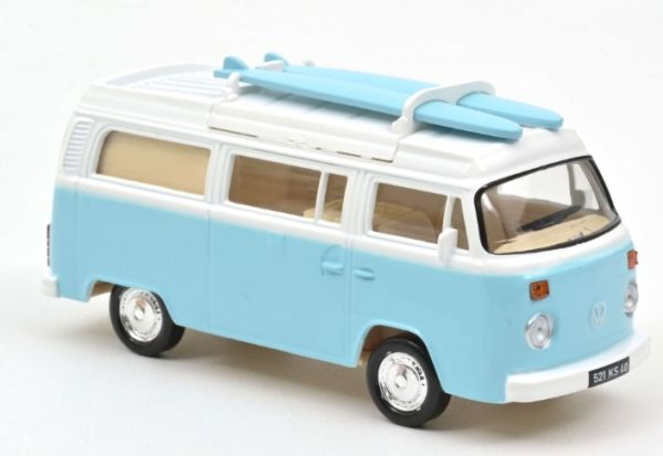 NOREV841100 - VOLKSWAGEN T2b Camper Van 1973 Licht Blauw - 1