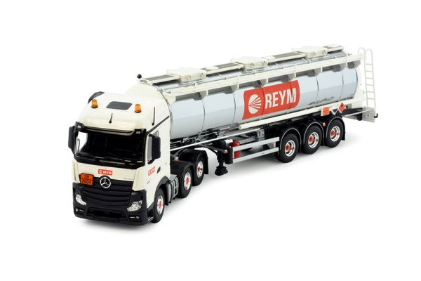 TEK84123 - MERCEDES ACTROS MP4 6x2 met 3-assige tankwagen REYM - 1