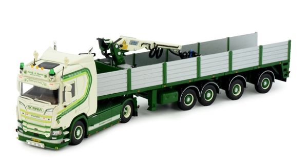 TEK84617 - SCANIA R520 4x2 met aanhanger en HOEVEN-laadkraan - 1