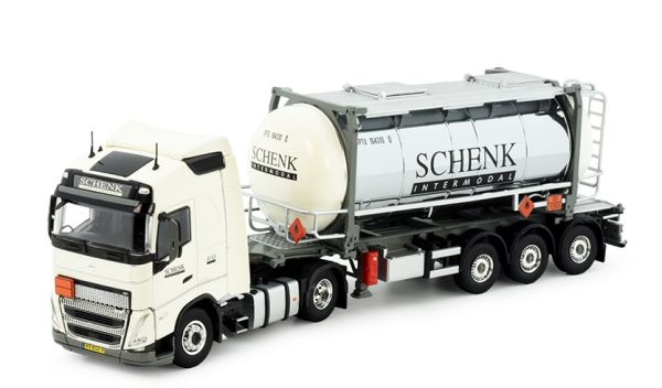 TEK85171 - VOLVO FH05 Gl. 4X2 met containerklep en tankcontainer SCHENK - 1