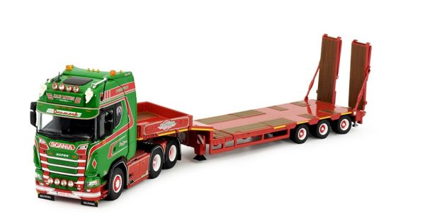 TEK85272 - Truck met werktuigdrager in JAN MUES kleuren - SCANIA Next Generation S580 6x2 - 1