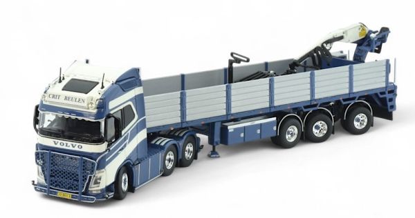 TEK86157 - VOLVO FH04 Globetrotter 6x2 met 3-assig platform en CRIT BEULEN laadkraan - 1