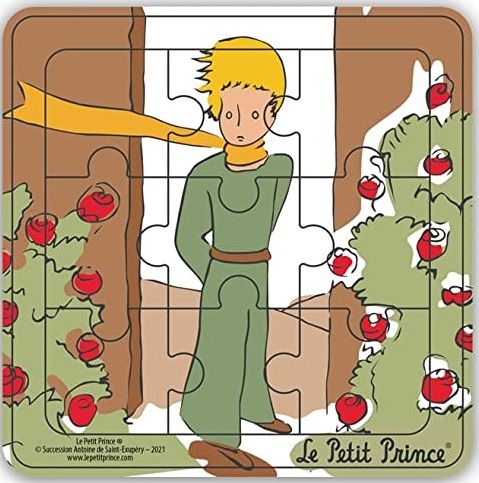 MGM865007-D - Houten frame puzzel 9 stukjes THE LITTLE PRINCE van de voorkant - 1