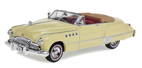 GREEN86618 - BUICK Roadmaster cabriolet 1949 lichtgeel uit de film RAIN MAN - 1