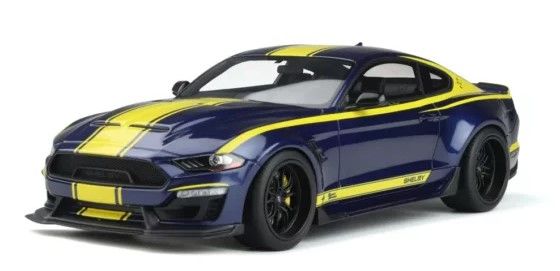 GT871 - SHELBY MUSTANG SUPER SNAKE COUPE 2021 blauw - 1