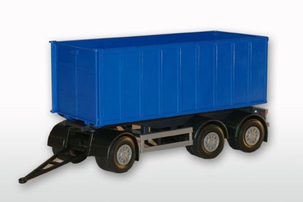 EMEK89004 - Aanhangwagen Ampilrole 1 + 2 assen Blauw - 1