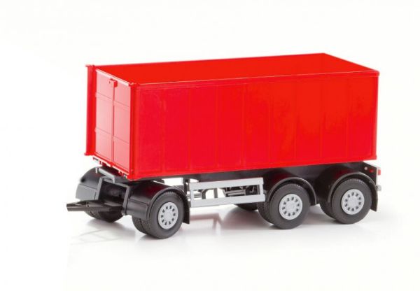 EMEK89005 - Ampilroll aanhangwagen 1 + 2 assen rood - 1