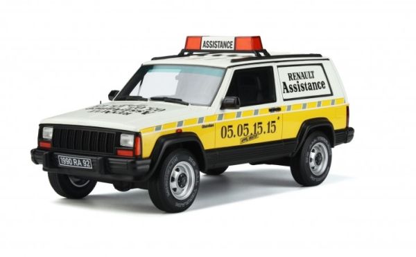 OT939 - JEEP CHEROKEE RENAULT ASSISTANCE 1989 geel - 1