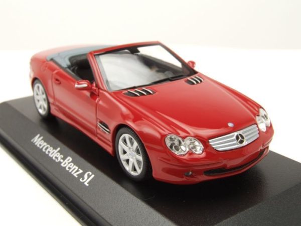 MXC940031031 - MERCEDES SL-Klasse R230 2001 Rood metallic - 1