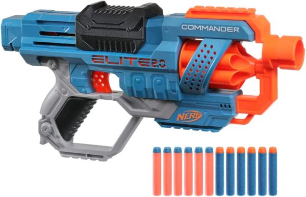 HASE9485 - NERF Elite 2.0 Commander RD-6 met 12 darts - 1