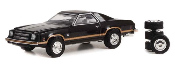 GREEN97130-B - CHEVROLET chevelle Laguna S3 1976 met reservebanden uit de serie THE HOBBY SHOP in blisterverpakking - 1