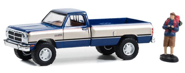 GREEN97150-D - DODGE Ram Power ram 250 1993 met passagiers uit de serie THE HOBBY SHOP in blisterverpakking - 1