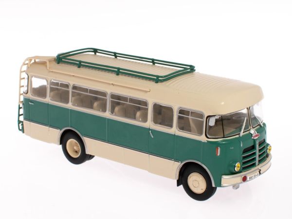 G111A050 - BERLIET PLA 1955 groen en beige bus - 1