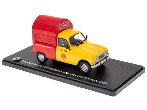 G110T030 - RENAULT 4 reclamebusje geel en rood - 1