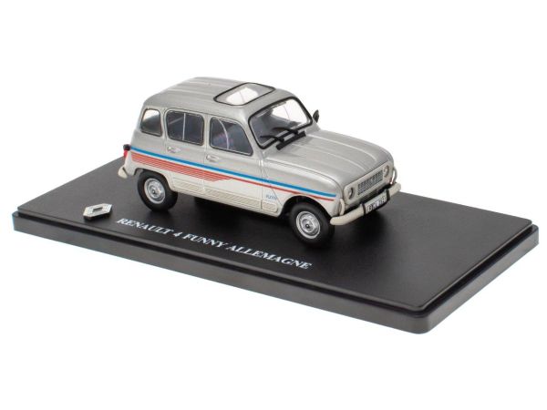 G110T035 - RENAULT 4 grappig Duitsland grijs - 1