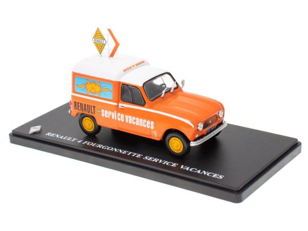 G110T036 - RENAULT 4 oranje vakantieservicewagen - 1