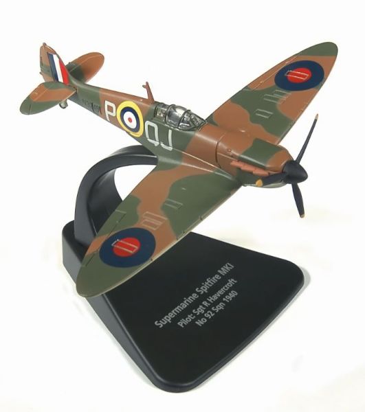 OXFAC001 - Militair vliegtuig SUPERMARINE Spitfire MKI 1940 - Piloot Serent R.HAVERCROFT - 1