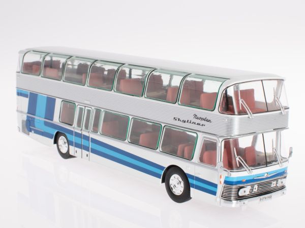 G1255021 - NEOPLAN NH22 Skyliner uit 1983 wit en blauw - 1