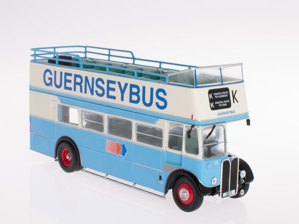 G1255082 - AEC Regent III Open Top van 1952 blauw - 1