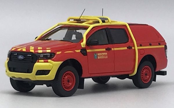 ALARME0065 - FORD RANGER Brandweerwagen met dubbele cabine TPHR BMPM met decals - 1