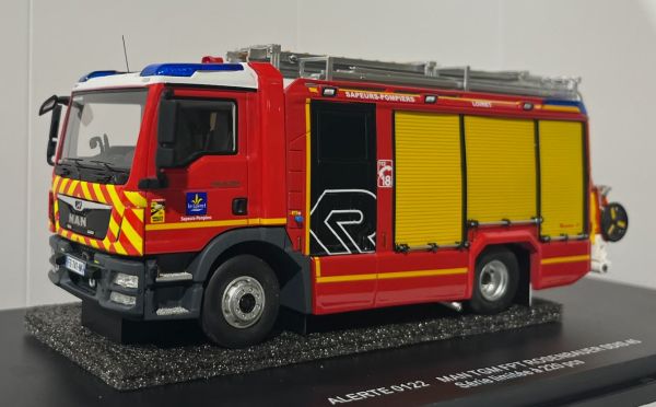 ALERTE0122 - MAN TGM FPT Rosenbauer SDIS - Pompiers du 45- Le Loiret - Beperkt tot 220ex. - 1