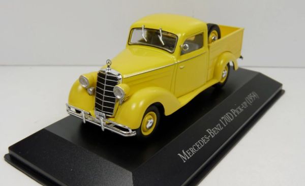 MAGARG86 - MERCEDES-BENZ 170D Pick-up 1954 geel - 1