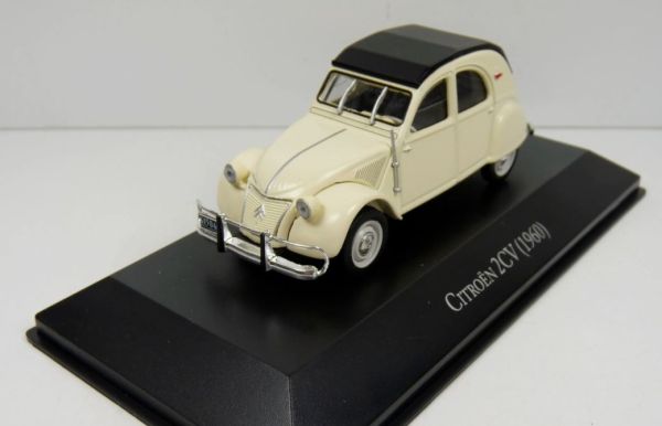 MAGARG87 - CITROEN 2cv 1960 Wit en zwart - 1