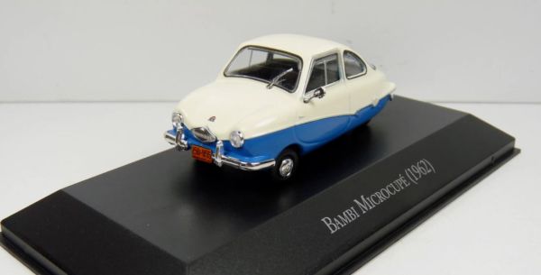 MAGARG97 - BAMBI Microcupé 1962 Wit en blauw - 1