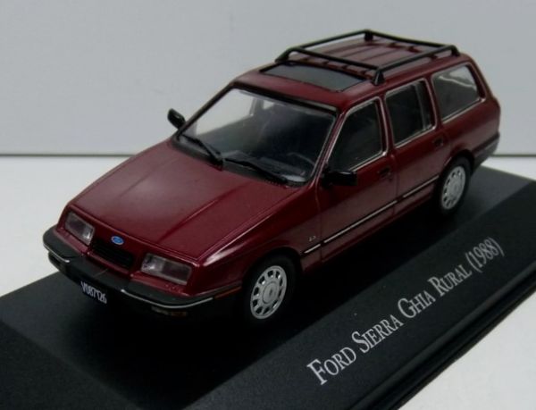 MAGARGAQV24 - FORD Sierra GHIA landelijk 1988 bordeaux met boekje - 1