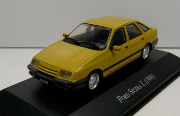 MAGARGAQV28 - FORD Sierra I 1984 Geel met boekje - 1