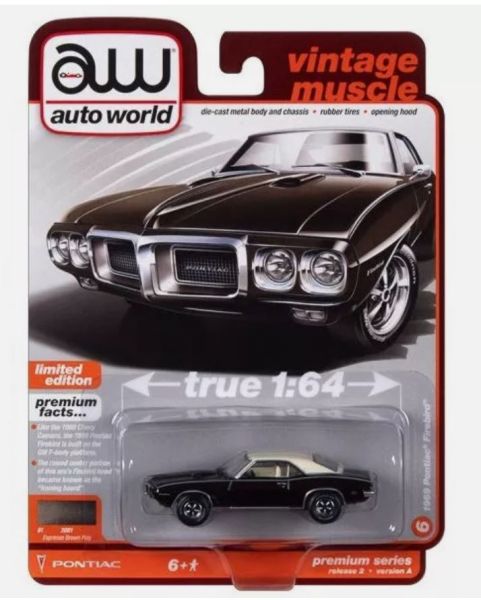 AW64402A-F - PONTIAC Firebird 1969 Bruin – In blister - 1