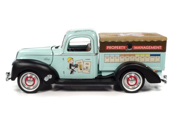 AMMAWSS138 - FORD Truck 1940 Groen en zwart MONOPOLY - 1