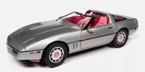 AWSS142 - CHEVROLET Corvette 1986 Grijs en roze - BARBIE - 1