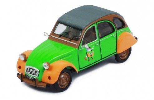 IXOCLC374N - CITROEN 2CV 1978 Groen en oranje - 1