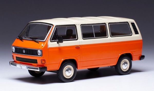 IXOCLC501N.22 - 1981 VOLKSWAGEN Type 2 T3 Caravelle oranje en wit - 1