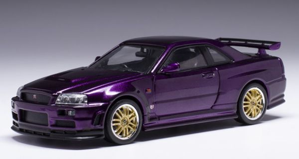 IXOCLC526N.22 - NISSAN Skyline GT-R R34 2002 Paars - 1