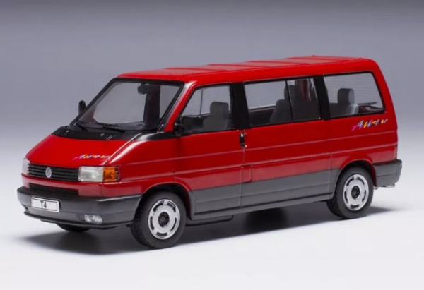 IXOCLC555N.22 - VOLKSWAGEN T4 Multivan Allstar 1992 rood - 1