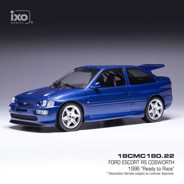 IXO18CMC180.22 - FORD Escort RS1 Cosworth 1996 blauw metallic - 1