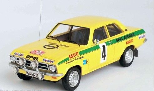 TRODSN44 - OPEL Asconda A #4 1er au rallye Rüsselsheim 1973 W.RÖHRL / J.BERGER - Gelimiteerd tot 150 exemplaren. - 1