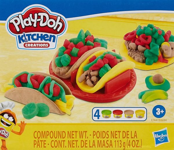 HASE7447 - Taco's met 4 potjes PLAY-DOH Keukencreaties - 1