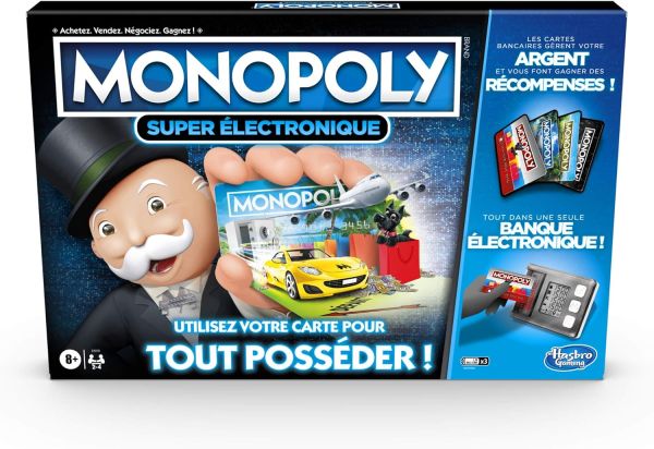 HASE8978 - MONOPOLY Super électronique | dobbelstenen 8 jaar oud - 1