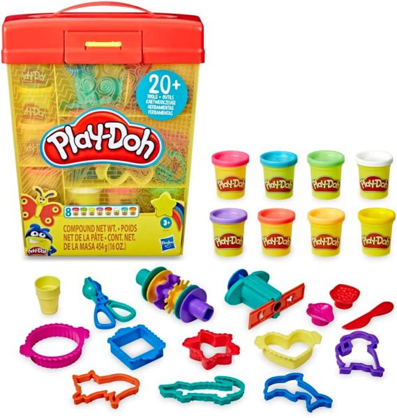 HASE9099 - Super accessoire doos met 8 potjes PLAY-DOH - 1