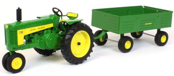 ERT45686 - JOHN DEERE 730 rijgewas met binnenvaarttrailer - 1