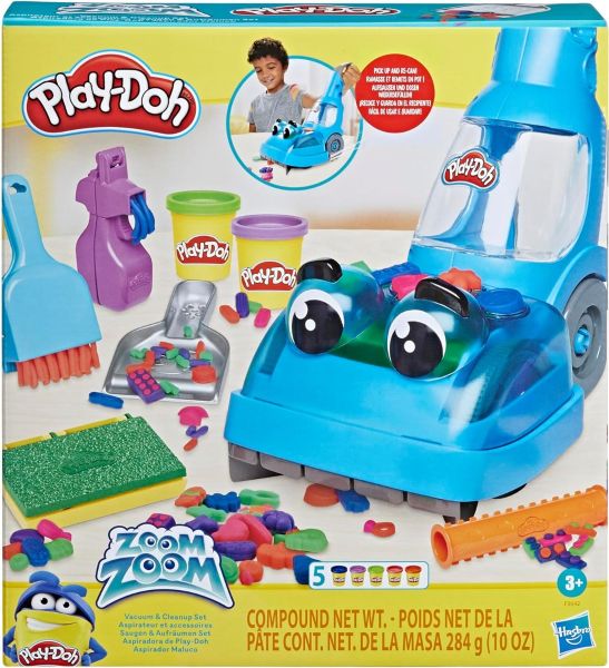 HASF3642 - PLAY-DOH Stofzuiger en accessoires met 5 bussen - 1