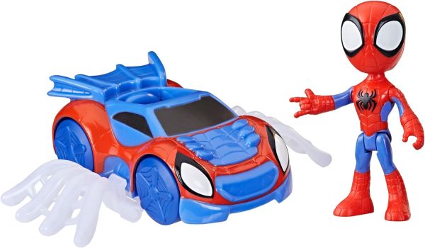 HASF7454 - MARVEL Spidey en vrienden voertuig - Spidey met actiefiguur - 1