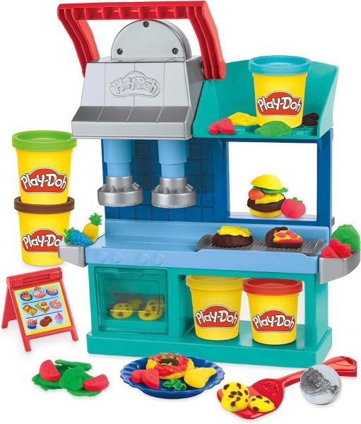 HASF8107 - Le resto des petits cuistots met 5 potjes PLAY-DOH Kitchen créations - 1