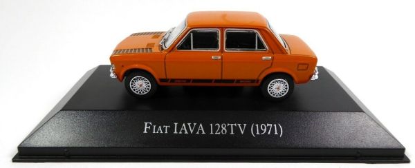 MAGARG36 - FIAT Iava 128 TV 1971 oranje 4-deurs saloon verkocht in blisterverpakking - 1