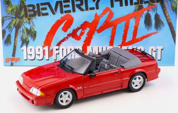 GMP-18998 - FORD Mustang GT cabriolet 1991 rood uit de film The Filc of Beverly Hills III 1994 - 1